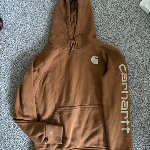 Womens Carhartt Brown Hooded Sweatshirt